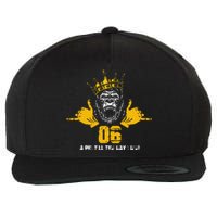 Alpha African 1906 Fraternity Hand Sign Ape Crown Wool Snapback Cap