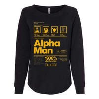 Alpha African 1906 Fraternity Information Description Womens California Wash Sweatshirt