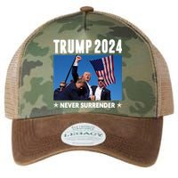 Assassination Attempt 2024 Never Surrender Trump Shot Legacy Tie Dye Trucker Hat