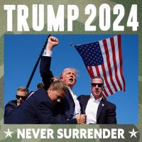Assassination Attempt 2024 Never Surrender Trump Shot Legacy Tie Dye Trucker Hat