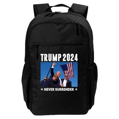 Assassination Attempt 2024 Never Surrender Trump Shot Backpack