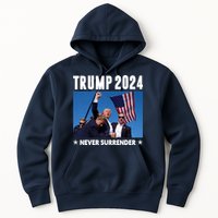 Assassination Attempt 2024 Never Surrender Trump Shot Hoodie