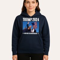 Assassination Attempt 2024 Never Surrender Trump Shot Hoodie