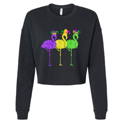 A Cropped Pullover Crew