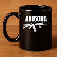AR15ONA (Arizona) 2nd Amendment AR 15 For Gun Owners 11oz C Handle Ceramic Mug