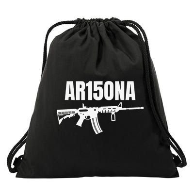 AR15ONA (Arizona) 2nd Amendment AR 15 For Gun Owners Drawstring Bag