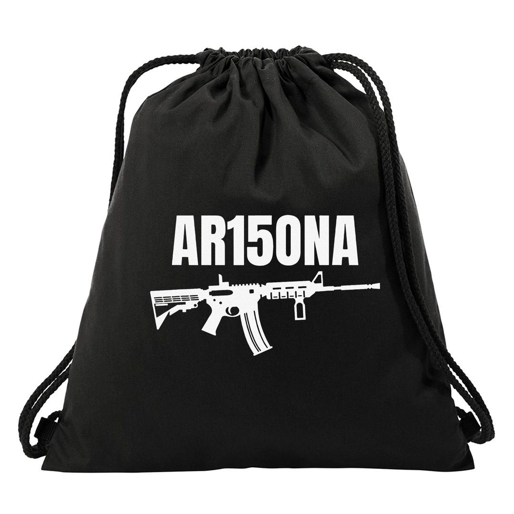 AR15ONA (Arizona) 2nd Amendment AR 15 For Gun Owners Drawstring Bag