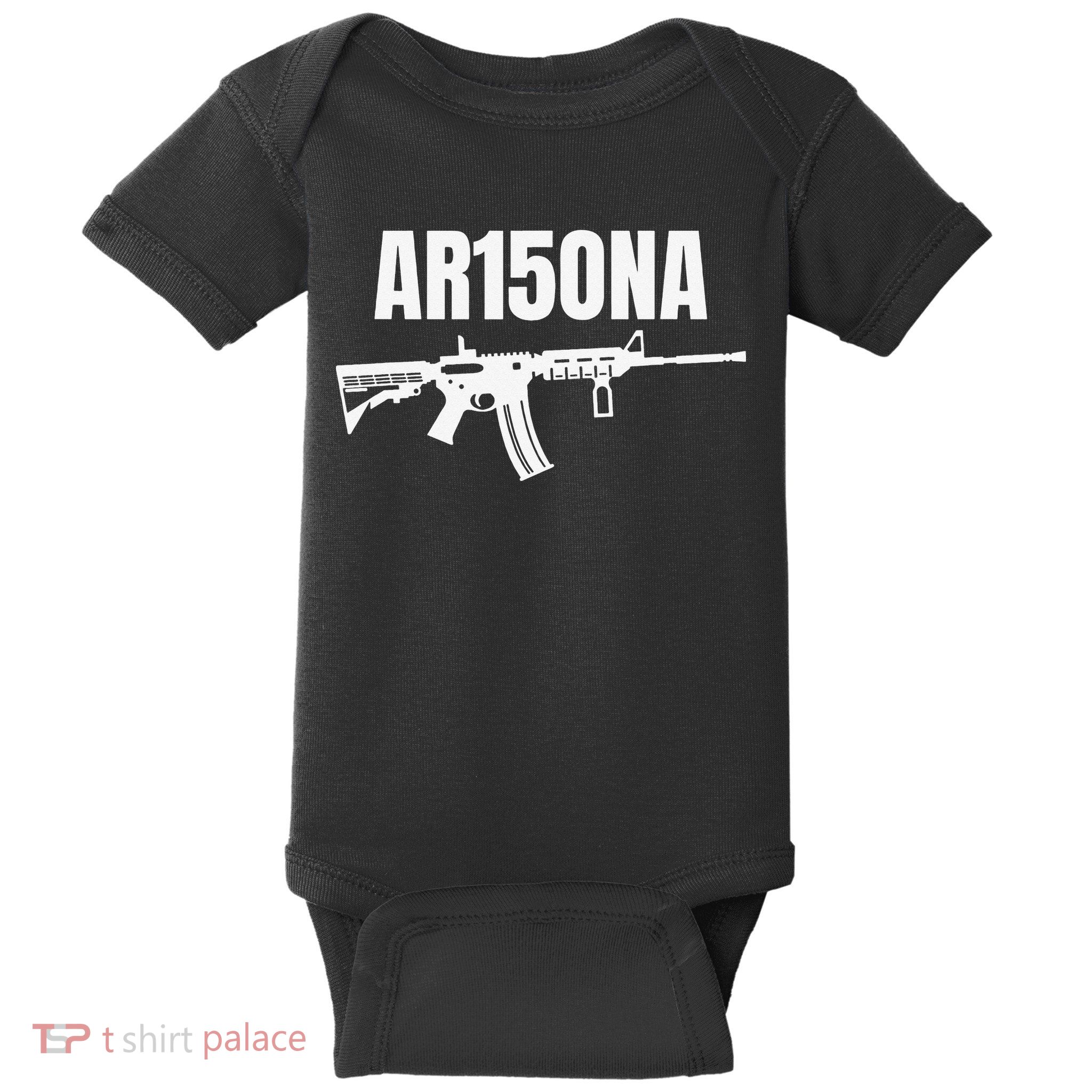 AR15ONA (Arizona) 2nd Amendment AR 15 For Gun Owners Baby Bodysuit