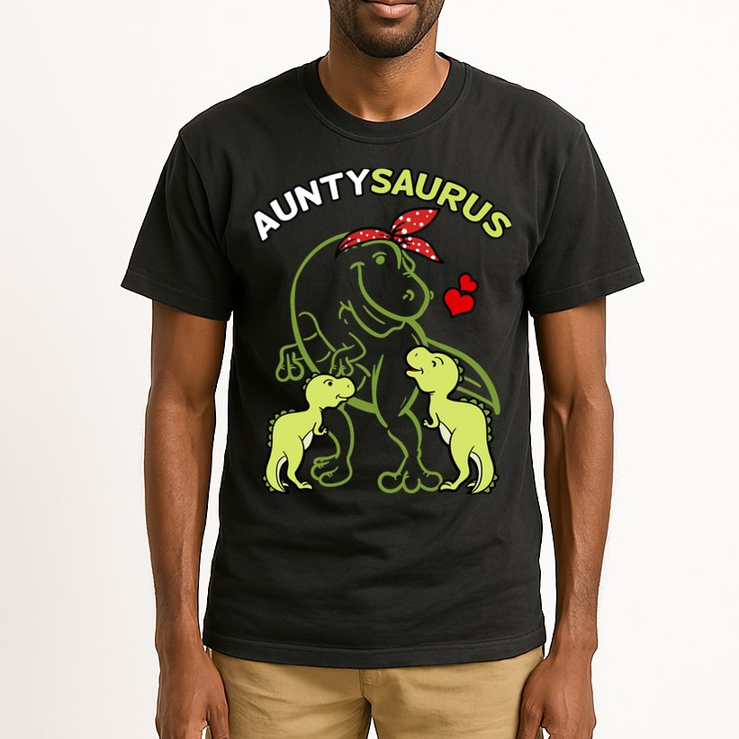 Auntysaurus Aunty 2 Dinosaur Aunt & Uncles Day Tall T-Shirt