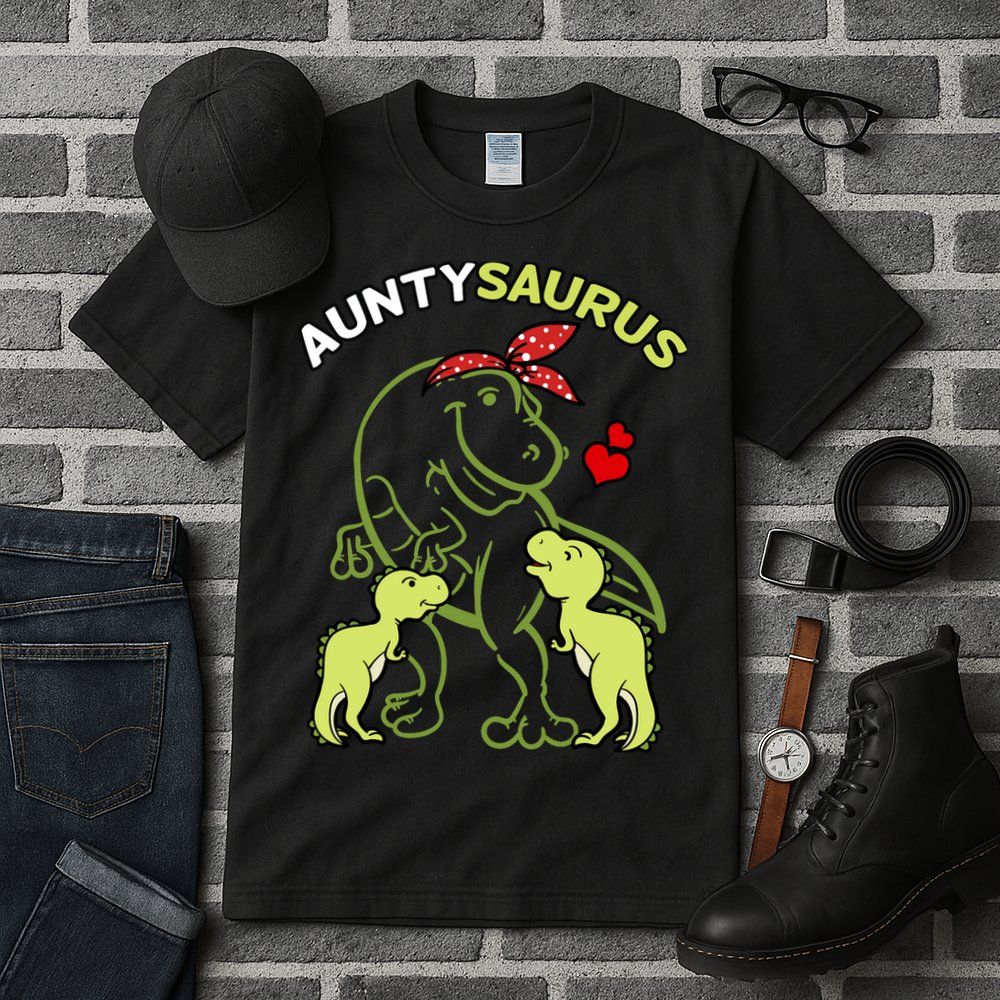 Auntysaurus Aunty 2 Dinosaur Aunt & Uncles Day Tall T-Shirt