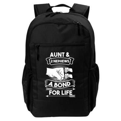 Aunt And 2 Nephews A Bond For Life Aunts Nieces Cool Gift Backpack