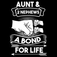 Aunt And 2 Nephews A Bond For Life Aunts Nieces Cool Gift Sustainable Bucket Hat
