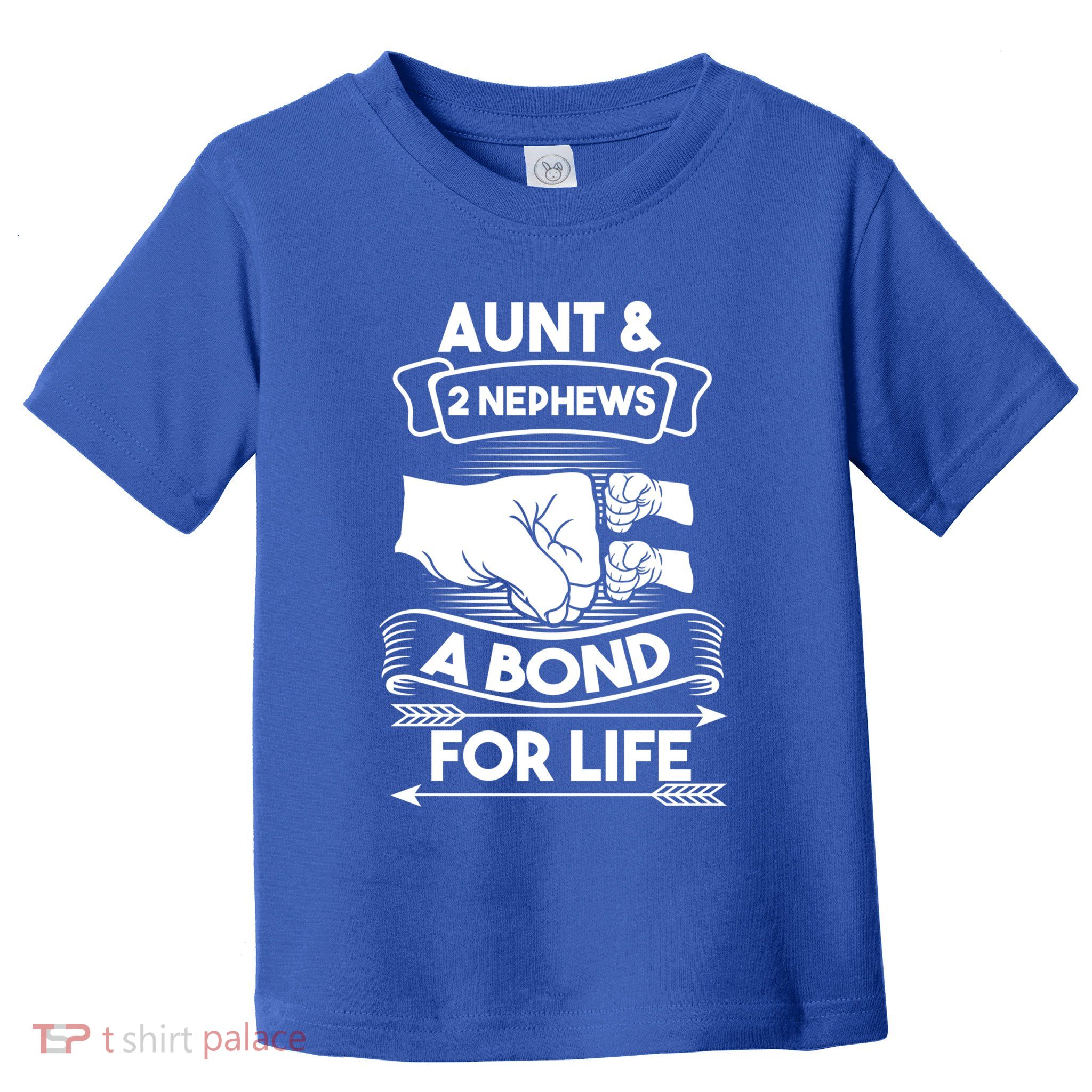 Aunt And 2 Nephews A Bond For Life Aunts Nieces Cool Gift Toddler T-Shirt