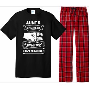 Aunt And 2 Nephews A Bond That Cant Be Broken Aunts Nieces Gift Pajama Set