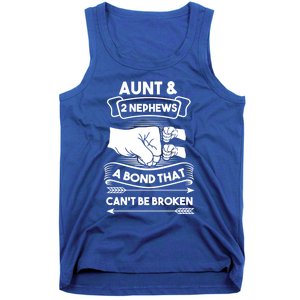 Aunt And 2 Nephews A Bond That Cant Be Broken Aunts Nieces Gift Tank Top