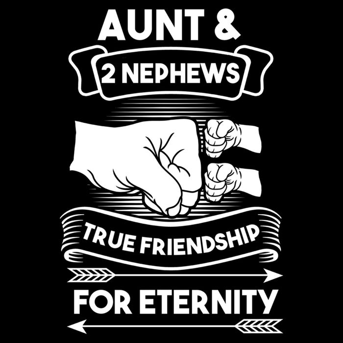 Aunt And 2 Nephews True Friendship For Eternity Aunts Nieces Funny Gift Cooling Performance Crew T-Shirt