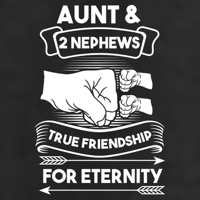 Aunt And 2 Nephews True Friendship For Eternity Aunts Nieces Funny Gift Adult Drive Performance Visor