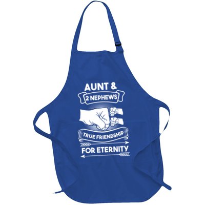 Aunt And 2 Nephews True Friendship For Eternity Aunts Nieces Funny Gift Apron