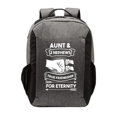 Aunt And 2 Nephews True Friendship For Eternity Aunts Nieces Funny Gift Vector Backpack