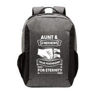 Aunt And 2 Nephews True Friendship For Eternity Aunts Nieces Funny Gift Vector Backpack