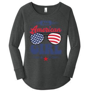 All American 4th Of July Family Matching Women's Perfect Tri Tunic Long Sleeve Shirt