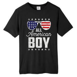 All American 4th of July Sunglasses USA Flag Tall Fusion ChromaSoft Performance T-Shirt