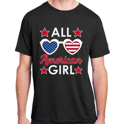 All American 4th Of July Sunglasses Adult ChromaSoft Performance T-Shirt