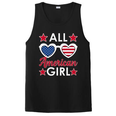 All American 4th Of July Sunglasses PosiCharge Competitor Tank