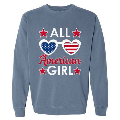 All American 4th Of July Sunglasses Garment-Dyed Sweatshirt