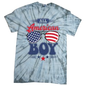 All American 4th Of July Family Matching Tie-Dye T-Shirt