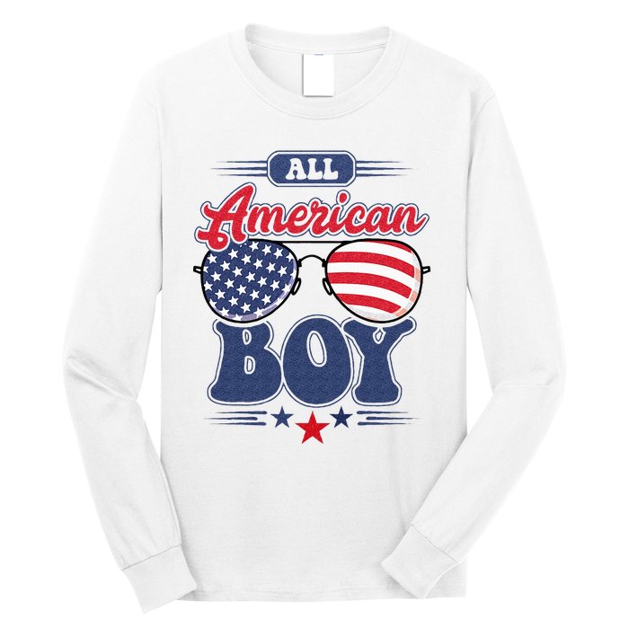 All American 4th Of July Family Matching Long Sleeve Shirt