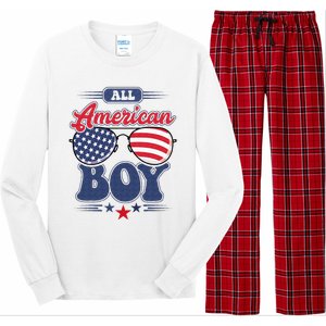 All American 4th Of July Family Matching Long Sleeve Pajama Set