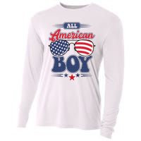 All American 4th Of July Family Matching Cooling Performance Long Sleeve Crew