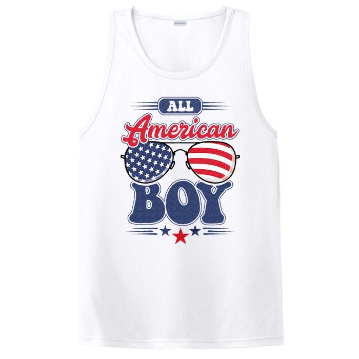 All American 4th Of July Family Matching PosiCharge Competitor Tank