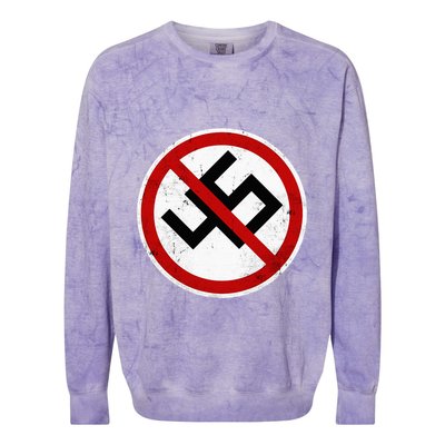 Antitrump Anti 45 Anti Nazi Colorblast Crewneck Sweatshirt