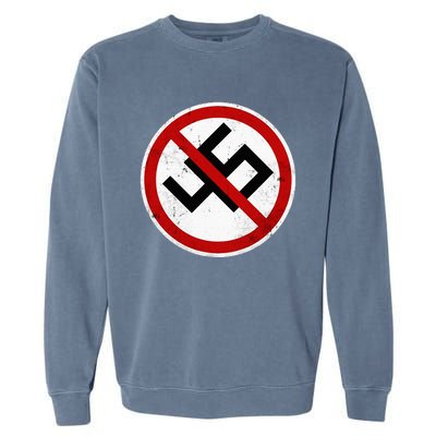 Antitrump Anti 45 Anti Nazi Garment-Dyed Sweatshirt