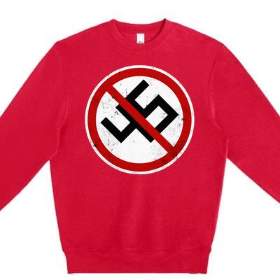 Antitrump Anti 45 Anti Nazi Premium Crewneck Sweatshirt