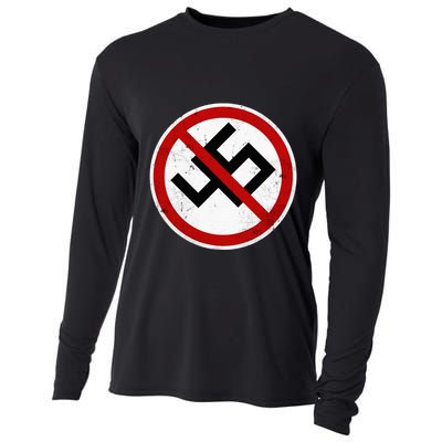 Antitrump Anti 45 Anti Nazi Cooling Performance Long Sleeve Crew