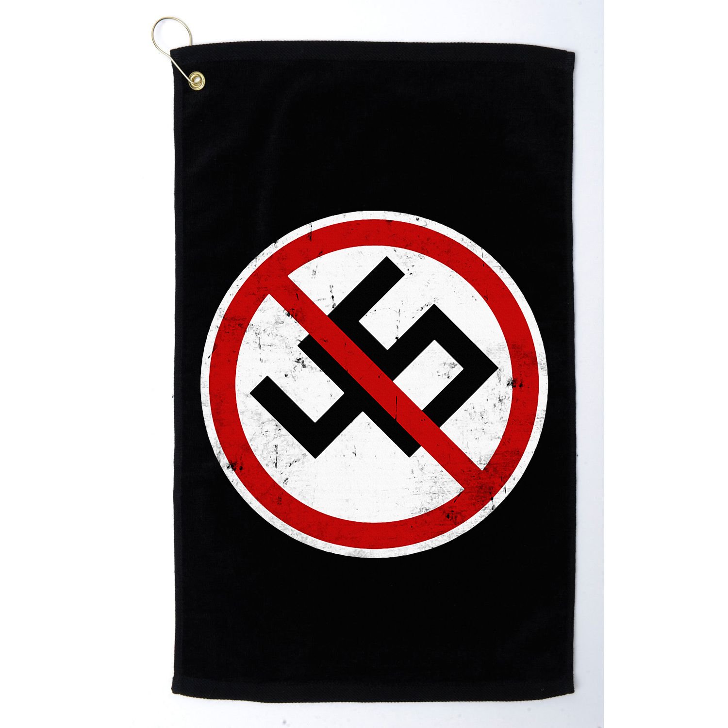 Antitrump Anti 45 Anti Nazi Golf Towel