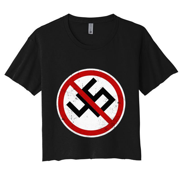 Antitrump Anti 45 Anti Nazi Crop Top