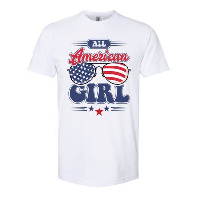 All American 4th Of July Family Matching Softstyle® CVC T-Shirt