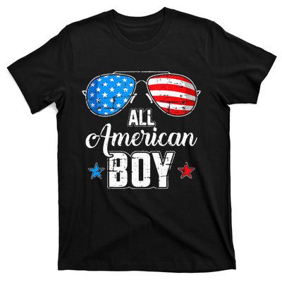 All American 4th Of July USA Sunglasses Family Matching T-Shirt