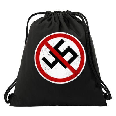 Antitrump Anti 45 Anti Nazi Drawstring Bag