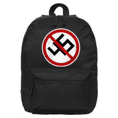 Antitrump Anti 45 Anti Nazi 16 in Basic Backpack