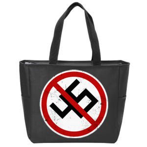 Antitrump Anti 45 Anti Nazi Zip Tote Bag