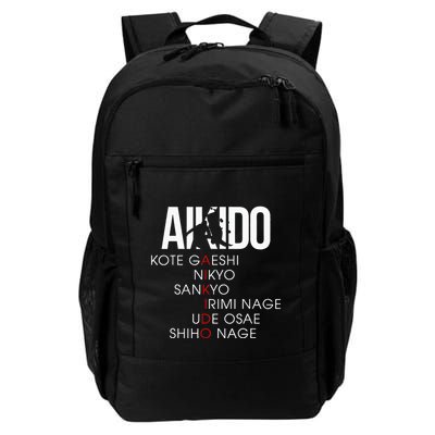 Aikidoka ! Aikido 5 Basic Skill Daily Commute Backpack