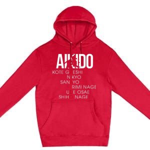 Aikidoka ! Aikido 5 Basic Skill Premium Pullover Hoodie