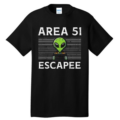 Alien Area 51 Escapee Funny Costume Ufo Tall T-Shirt