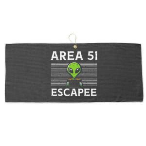 Alien Area 51 Escapee Large Microfiber Waffle Golf Towel