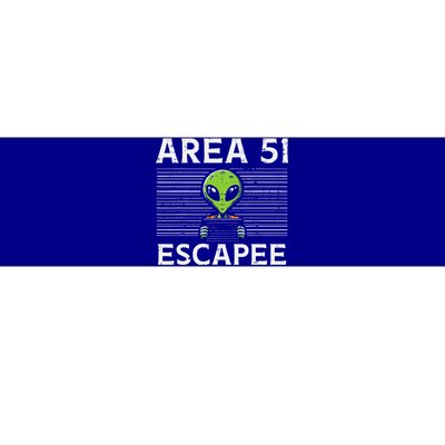 Alien Area 51 Escapee Bumper Sticker